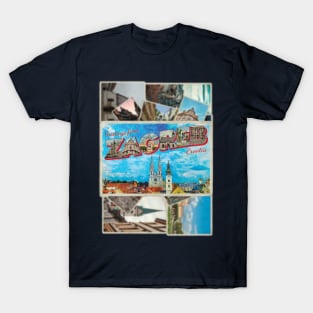 Greetings from Zagreb in Croatia Vintage style retro souvenir T-Shirt